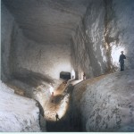Limestone caverns beneath Hendre  